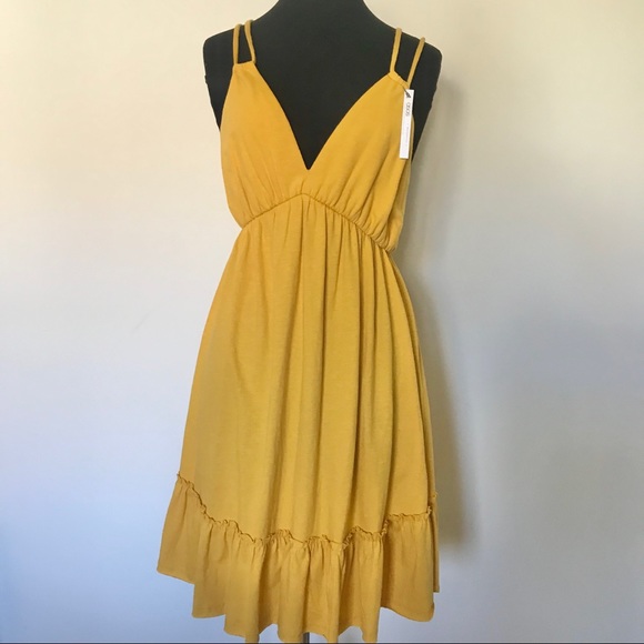 mustard sundress
